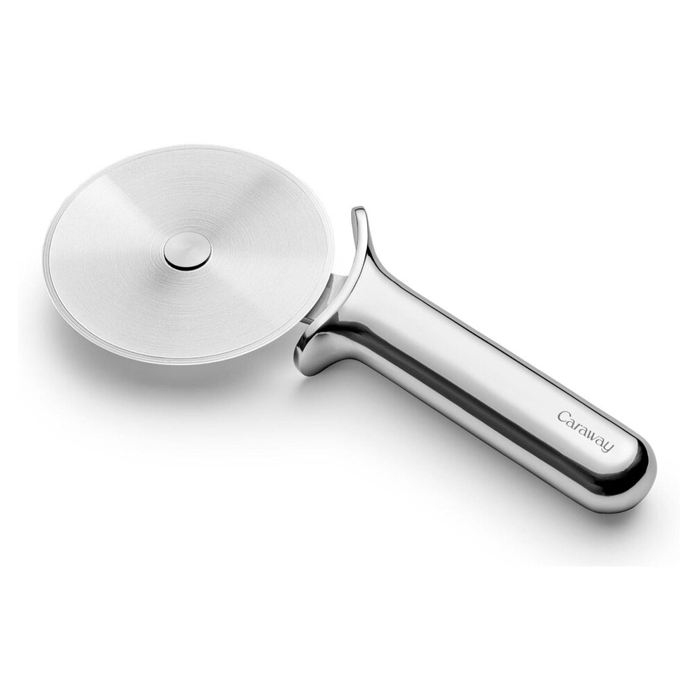 Caraway Stainless Steel Pizza Cutter Wheel Silver Kitchen Pizza Slicer NEW
